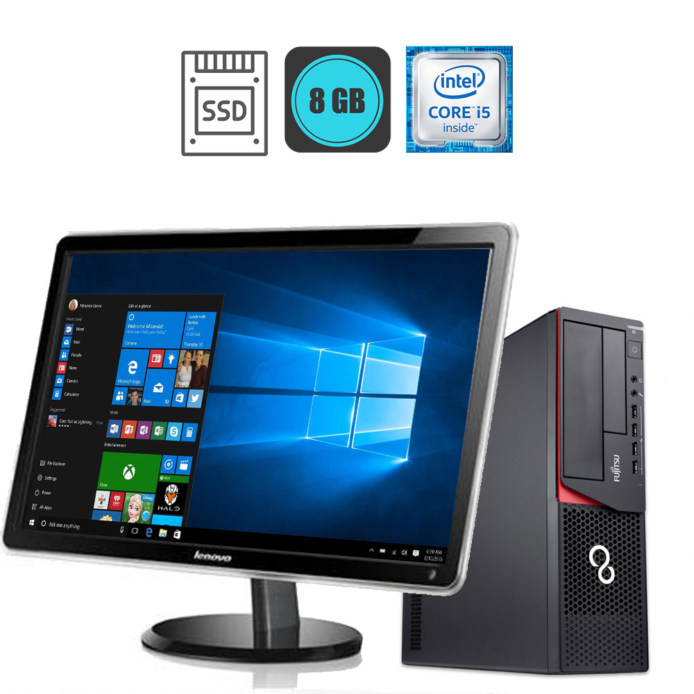 Fujitsu Esprimo E920 i5, 8GB, 240GB SSD + 24'' monitor Fujitsu Esprimo E920 i5, 8GB, 240GB SSD + 24'' monitor